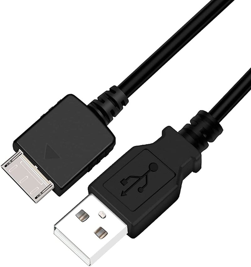 Adhiper WMC-NW20MU USB Charger Cable Replacement Charging Sync Data Cable Supply Power Cord Compatible with Sony Walkman MP3 MP4 Player NWZ-A726 A728 A729 A815 A816 S616 S618 S716 S718 Series and More (3.3ft) - Image 1